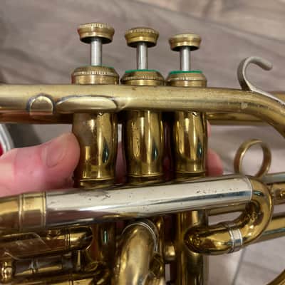 York 75th Anniversary (for parts) Bb cornet (1957) SN 210335 image 18
