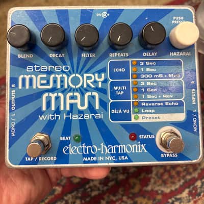 Electro-Harmonix Stereo Memory Man With Hazarai Digital Delay / Looper 2007 - Present - Blue image 1
