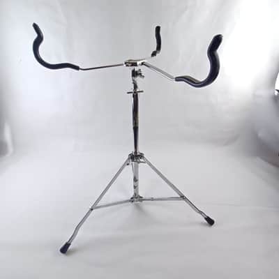 Ludwig 70s Snare Drum Stand #1355 Atlas Single-Braced Chicago USA Vintage Chrome image 5