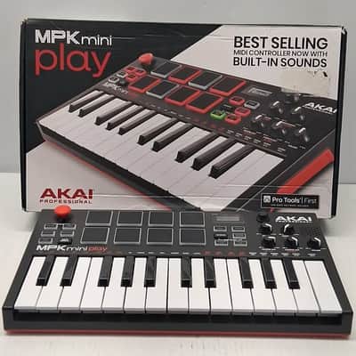 Akai MPK Mini Play MKIII Portable 25-Key MIDI Controller 2022 - Present - Black