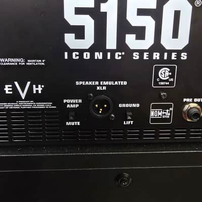 EVH 5150 Iconic Series 2-Channel 40-Watt 1x12" Guitar Combo 2021 - Present - Black image 5