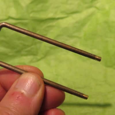 vintage 1950's Epiphone tailpiece short bail wire for frequensator tailpiece Deluxe Zephyr Regent archtop Bild 5
