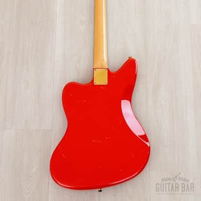 2004 Fender Custom Shop Masterbuilt Dennis Galuszka ‘62 Jaguar Fiesta Red + Gold Hardware w/ Case, CoA image 3