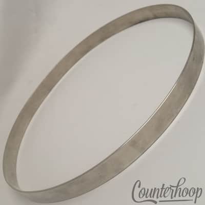Leedy 13 1/8"Snare Batter/Tom Resonant Drum Rim/Hoop Nickel StickChopper Vintage image 2