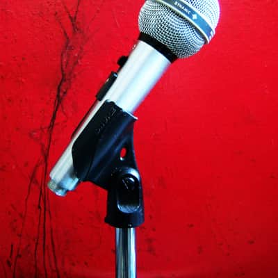 Vintage 1970's Shure PE585 / SA585 dynamic cardioid microphone High Z w accessories 585SA SM58 # 1 image 9