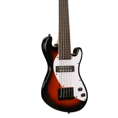 Kala U•BASS®-SB5-TB-FL SolidBody 5 string Fretless - Tobacco Burst Gloss image 3
