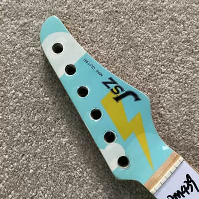 JSZ Mini ST Electric Guitar Headstock and Neck—24 Frets—Maple image 2
