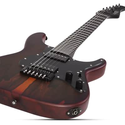 Schecter Sun Valley Super Shredder Exotic HT Ziricote Natural Satin image 2