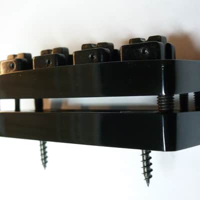 Warwick 2-Piece Bridge & Tailpiece (4-String) German-made Black (Free shipping!) image 6