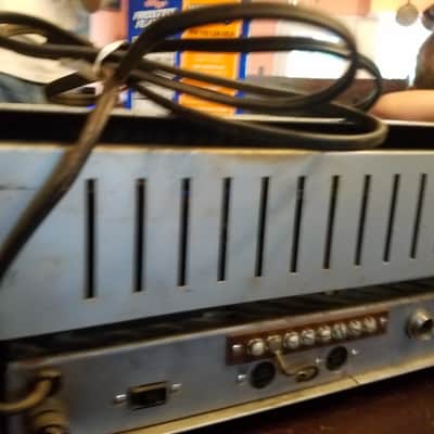 Bogen CHB50 Challenger 6L6 Tube PA Amp Guitar CHB 50 1963 Grey Mottled Steel image 4