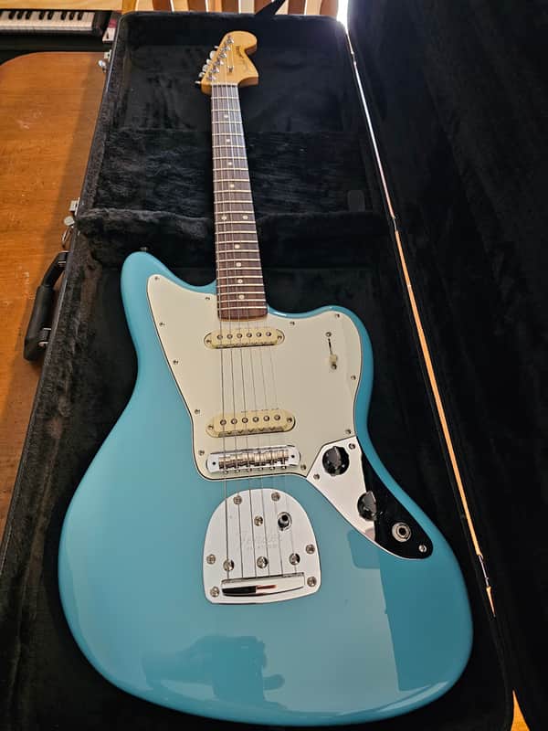 MIM Fender Player II Jaguar 2020-2024 - Aquatone Blue /W Hard Case