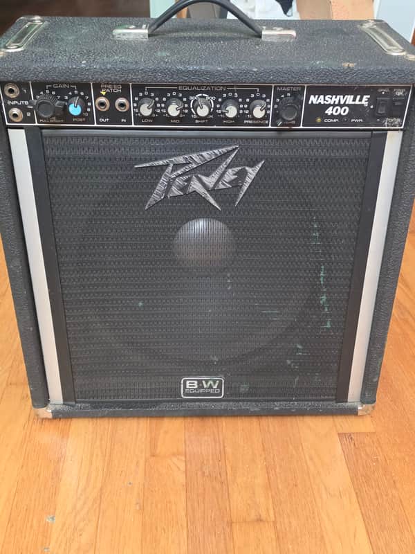 Peavey Nashville 400 210-Watt 1x15" Steel Guitar Combo 1990s - Black image 1