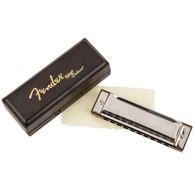 Fender Blues Deluxe Harmonica, Key of C Chrome image 4