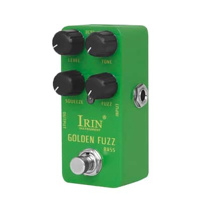 Irin RS-20 Golden Fuzz Pedal Classic Bass Fuzz Tone Effects True Bypass, price include the import duty to US buyer image 6