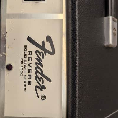 Fender FR-1000 Solid State Reverb image 3
