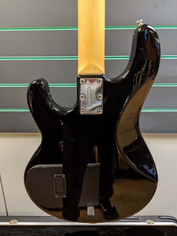 Musicman Stingray 3 EQ H 2007 Black Electric Bass Guitar | Reverb