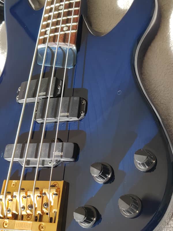 vintage 1990 Yamaha RBX 800 RBX800A trans midnight blue active PJ