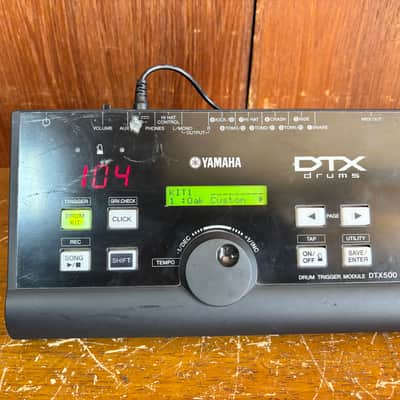 Yamaha DTX500 Drum Trigger Module w/ cable power supply image 2
