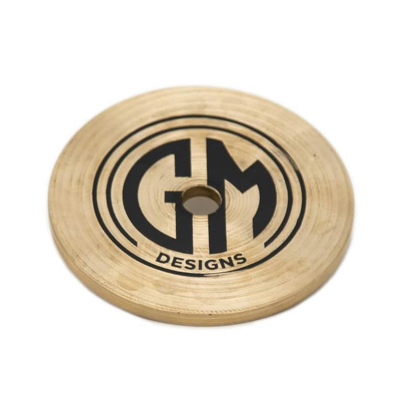 4" GM Designs HEAVY Cymbal/Bell Disc image 1