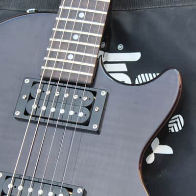 2014 Gibson Epiphone Les Paul Special II Translucent Black Flame Guitar Limited Edition Custom Shop image 8