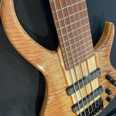 IYV IBSY-700 Natural Finish 7-String Bass - BEAUTIFUL WOOD image 5