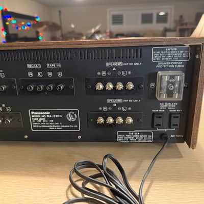 Vintage Panasonic RA-6100 35WPC Integrated Stereo Receiver Cleaned & Serviced🎶 image 9