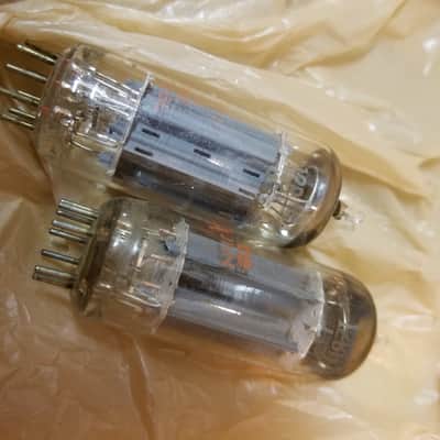 Sylvania ONE (1) 12BH7A AT1000 TESTED Vacuum Tube grey ridged 12BH7 dual triode 1964-1976 image 2