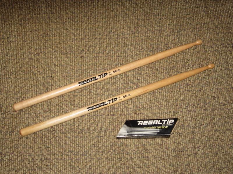 one pair (new old stock) near A+ condition Regal Tip SG-A maple wood / natural stain finish (with packaging) from 2000s / 2010s image 1
