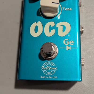Fulltone Custom Shop OCD-GE Germanium Overdrive 2019 - Tahitian Teal image 1