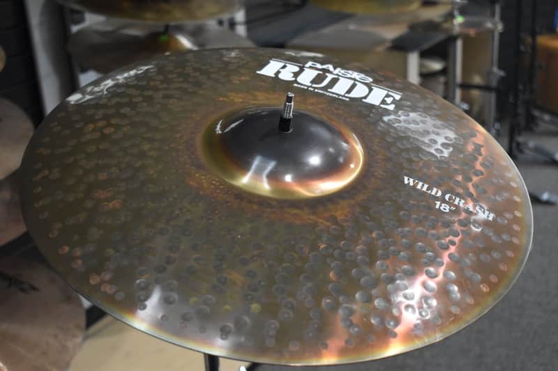 Used Paiste Rude 18" Wild Crash Cymbal image 1