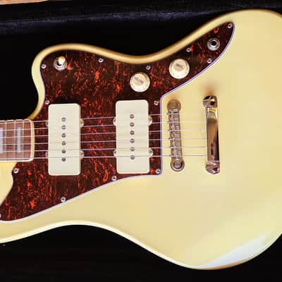 Harley Benton JA60 Jazzmaster Bareknuckle Upgrade & New pots Cream Guitar wHSC image 1