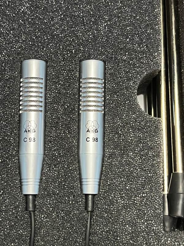 AKG C98 Stereo Conference Microphones + Olympus DS-2200 Digital Conference Kit – Complete in Case image 1