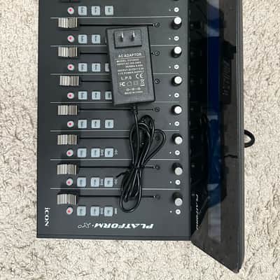 Icon Platform X+ 8-Channel DAW Control Surface Extender 2010s - Black image 12