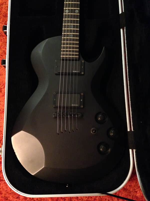Cort EVL Z4 Pentagram single cut goth EMG Satin w case + Ibanez