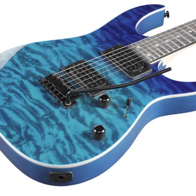 Ibanez GRG120QASPBGD GIO GRG Electric Guitar 6-String - Blue Gradation image 10