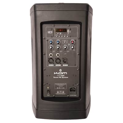 KAM Compact Tower PA system with Lighting ~ 240W image 6