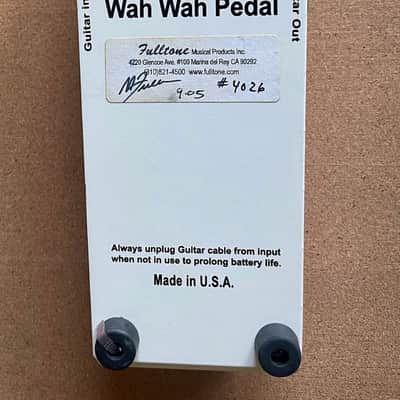 Fulltone Clyde Standard Wah 2005 - White image 2