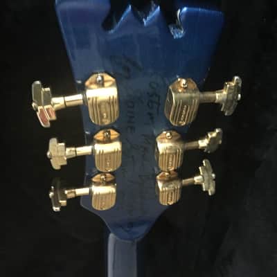 Mosrite Owned By Elaine Garton 1985's Blue One Of kind! Made By Semie Moseley Himself! image 11