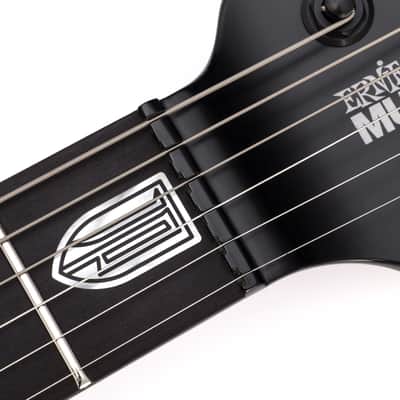 Music Man USA John Petrucci JP6 Piezo SBK - Stealth Black - JP Inlays image 14