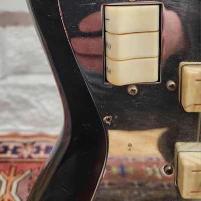 Guyatone Decca DMI 203 Blood Burst 3 Pickup Offset Guitar 1970s Japan image 10