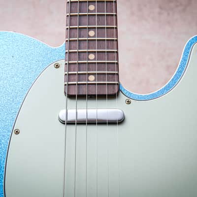 FENDER USA Custom Shop 60's Flamethrower Telecaster Custom Jrny Relic "Lake Placid Blue Sparkle" (2026) image 6