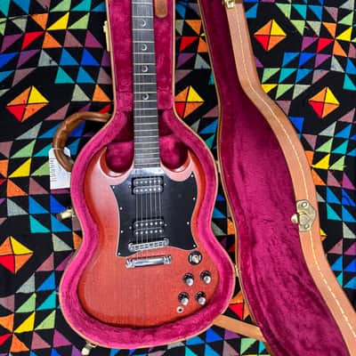 Clean 🧼 Gibson SG Crescent Moon Inlays 2002 Worn Cherry 🍒🍒 image 24