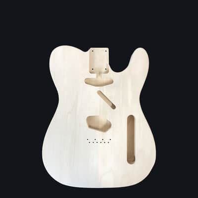 Made to Order - FRANCHIN Raw Mars guitar body without finish Basswood Poplar SS SH Right-hand Left-hand Lefty Telecaster-Tele-T-Style Made in Italy image 2