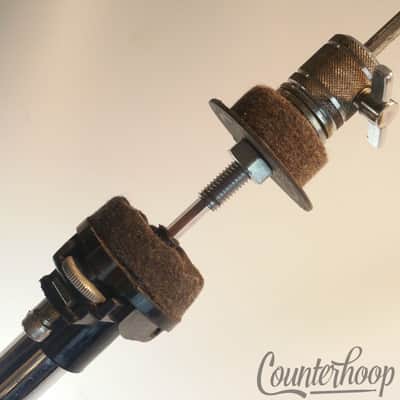 Ludwig Hercules Hi-Hat Cymbal Stand Spur-Lok Chicago Vintage 70s Rubber Feet USA image 6