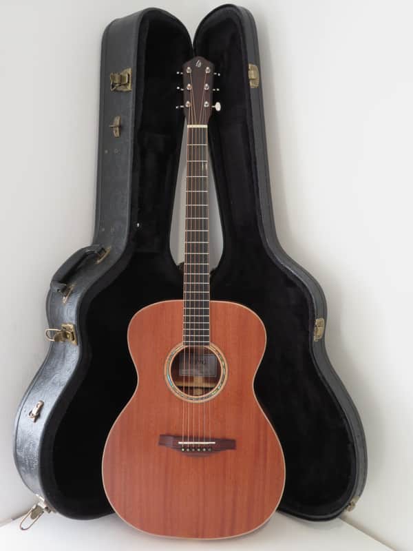 2022 LSY Guitars Den OM all Mahogany Acoustic Guitar – Stunning image 1