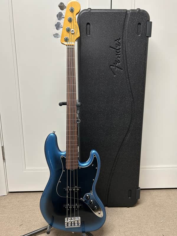 Fender American Professional II Jazz Bass Fretless - Dark Night image 1