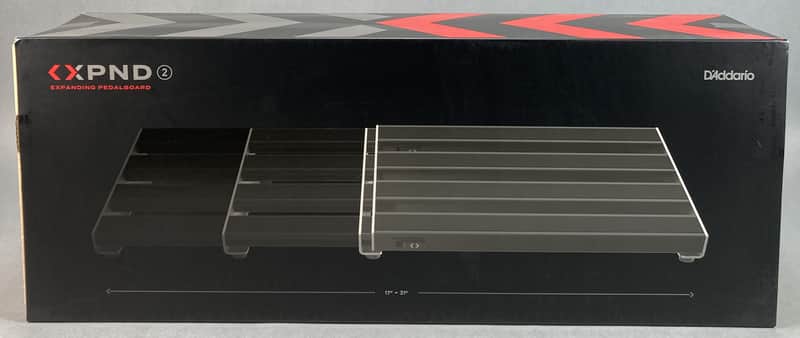 D'Addario XPND 2: Expanding Pedalboard; Black (2022 - Present) image 1