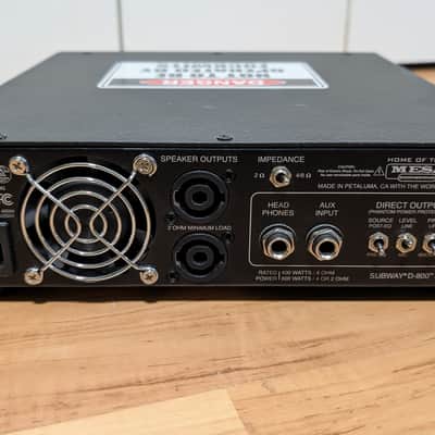 Mesa Boogie Subway D-800 800-Watt Bass Amp Head 2015 - Present - Black Bild 2