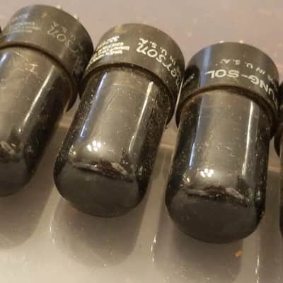 Sylvania etc. Matched Pair (2) 6V6GT Beam Power tNOS AT1000 TESTED Vacuum Tube greyglass 6V6 Audio 1943-1958 image 2