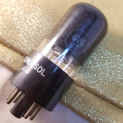 Tung-Sol JAN-CTL-6V6GT tNOS AT1000 TESTED Vacuum Tube greyglass military Premium Beam Power 6V6 1942-1952 image 9
